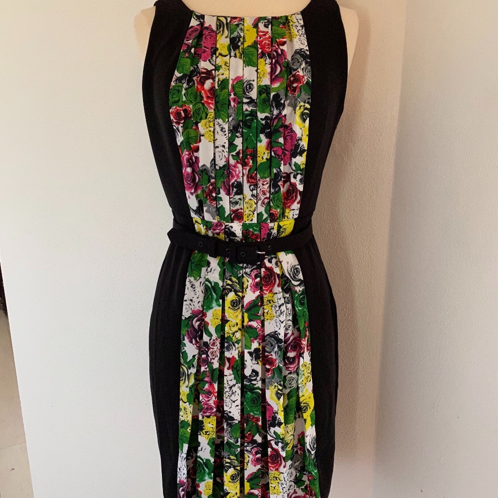 Eva Franco belted floral dress 2